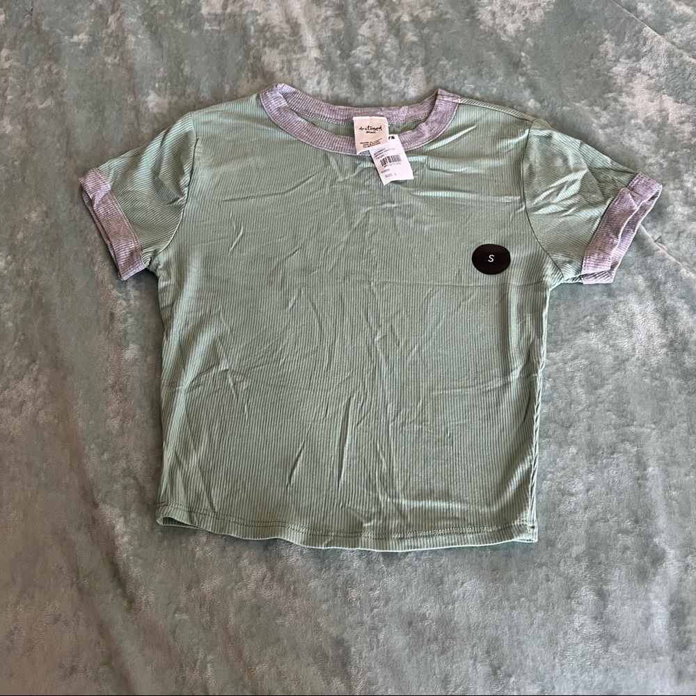 Mint Crop Top